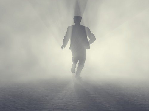 man running through fog_1053498